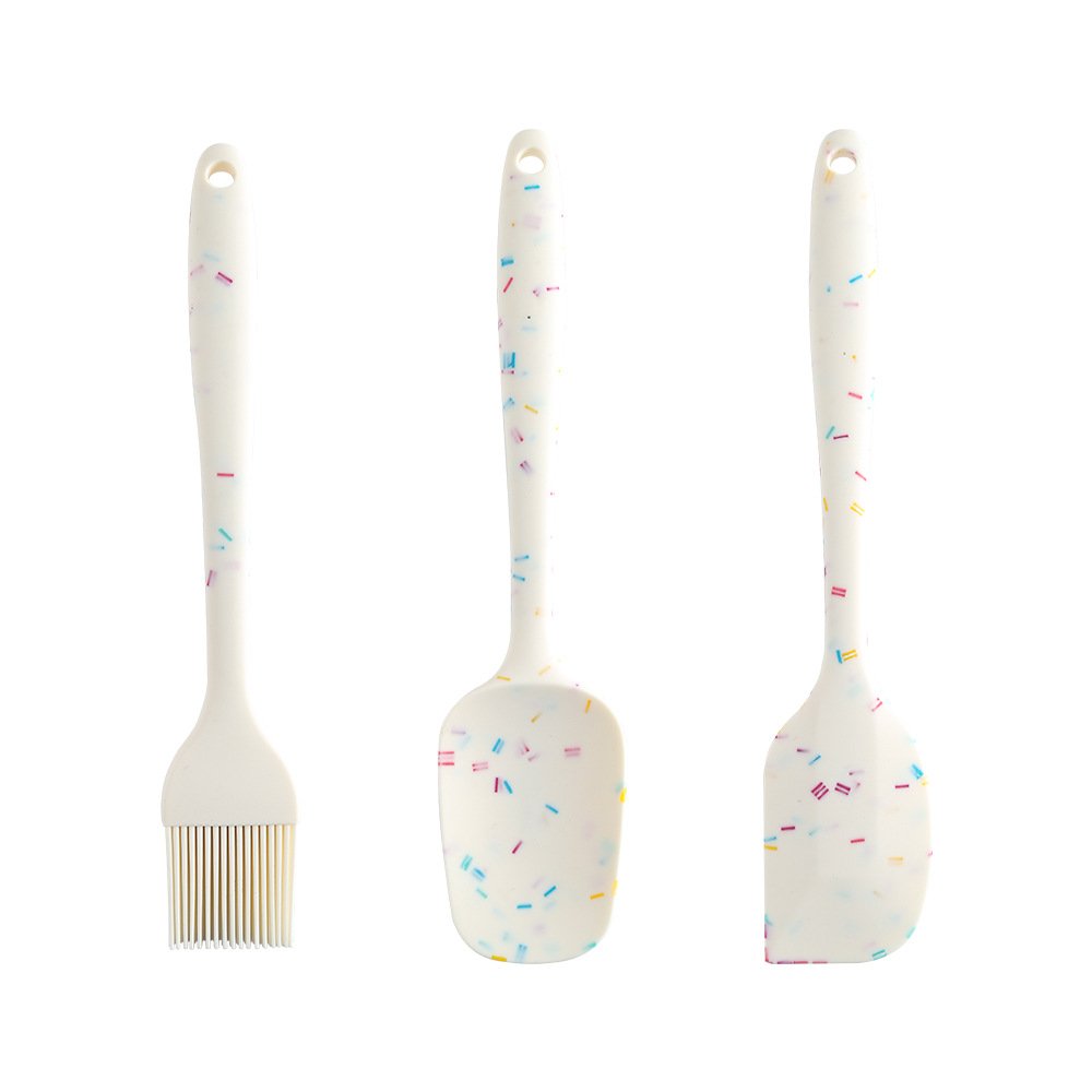 Candy Color Silicone Oil Brush & Spatula Set